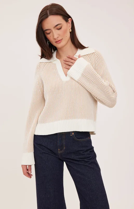 Xander V-Neck Sweater made by Gentle Fawn