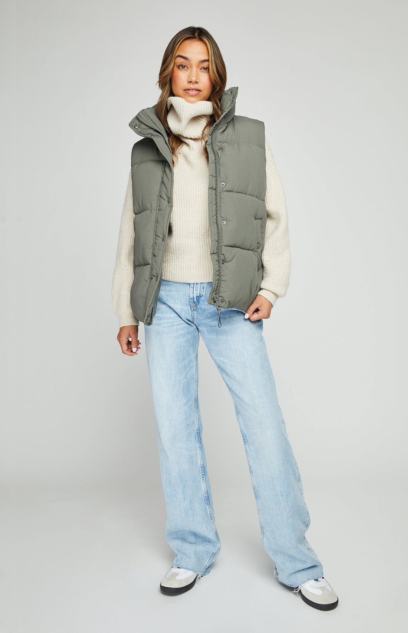 Kaye Puffer Vest sold by Gentle Fawn