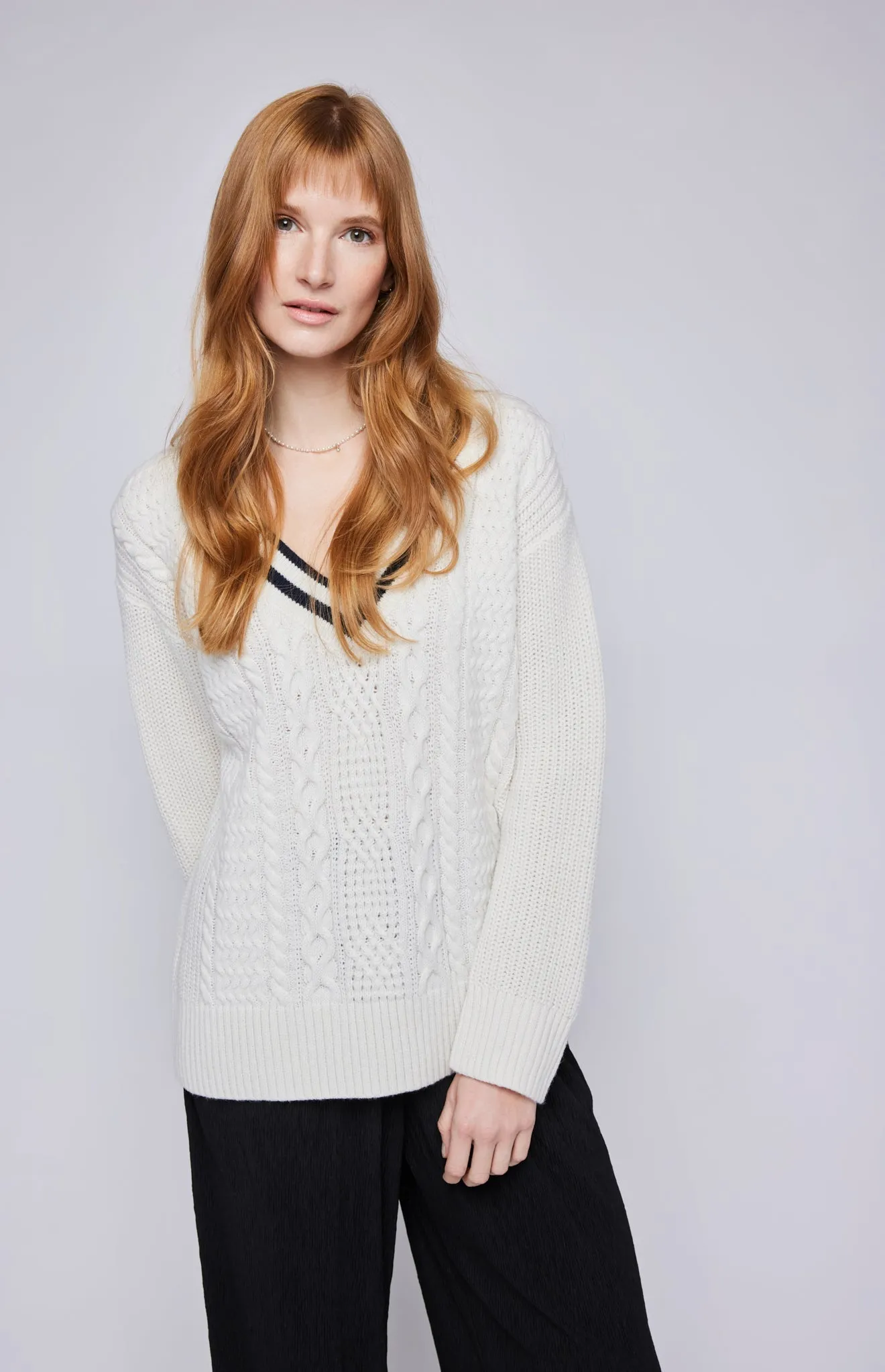Kyla V-Neck Sweater sold by Gentle Fawn product image thumbnail 2