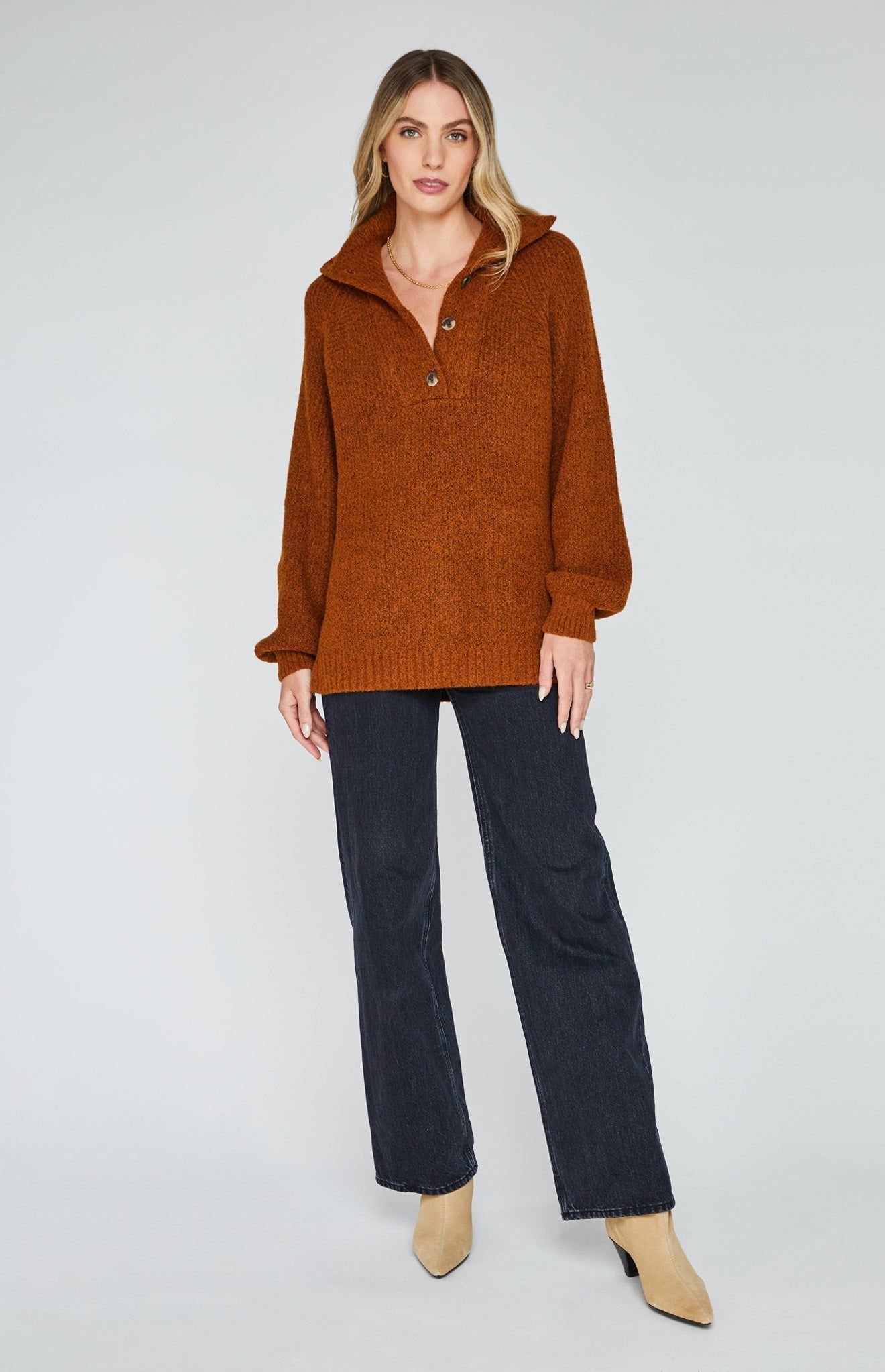 Alden Pullover Sweater sold by Gentle Fawn