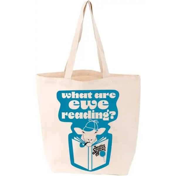 What are EWE Reading? Barn Sheep Tote sold by Gibbs Smith