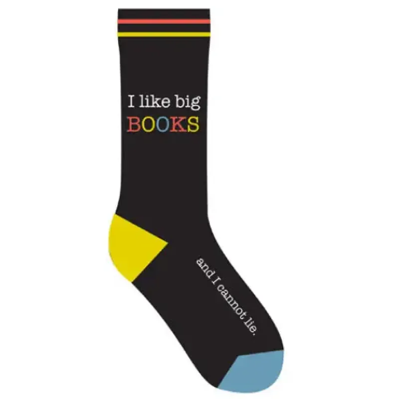 I Like Big Books and I Cannot Lie Socks Prepack sold by Gibbs Smith