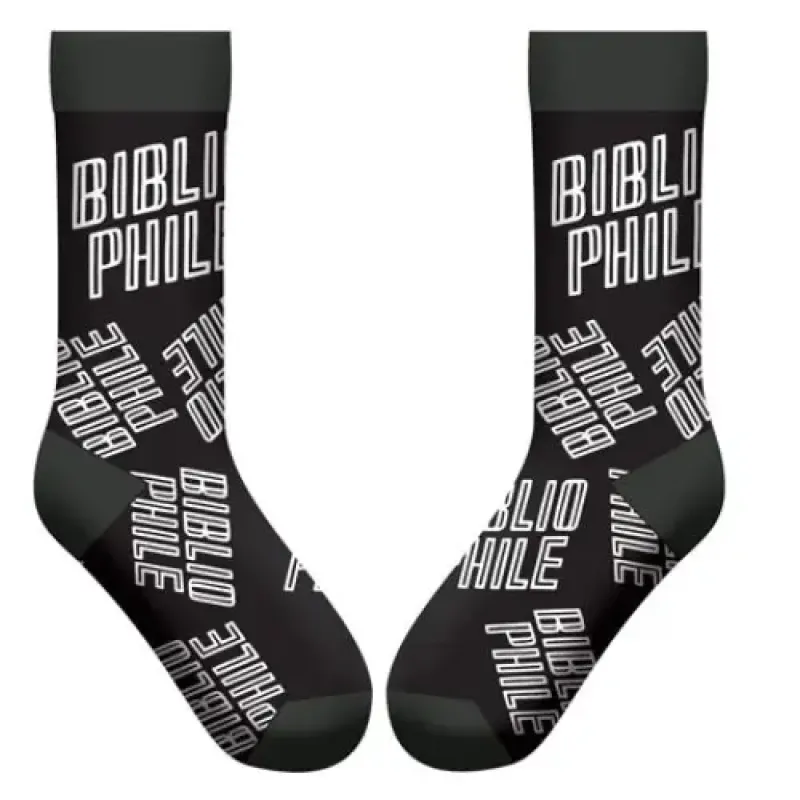 Bibliophile Socks Prepack sold by Gibbs Smith