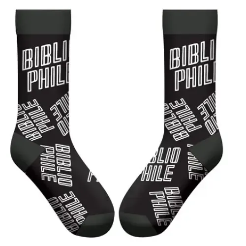 Bibliophile Socks Prepack sold by Gibbs Smith