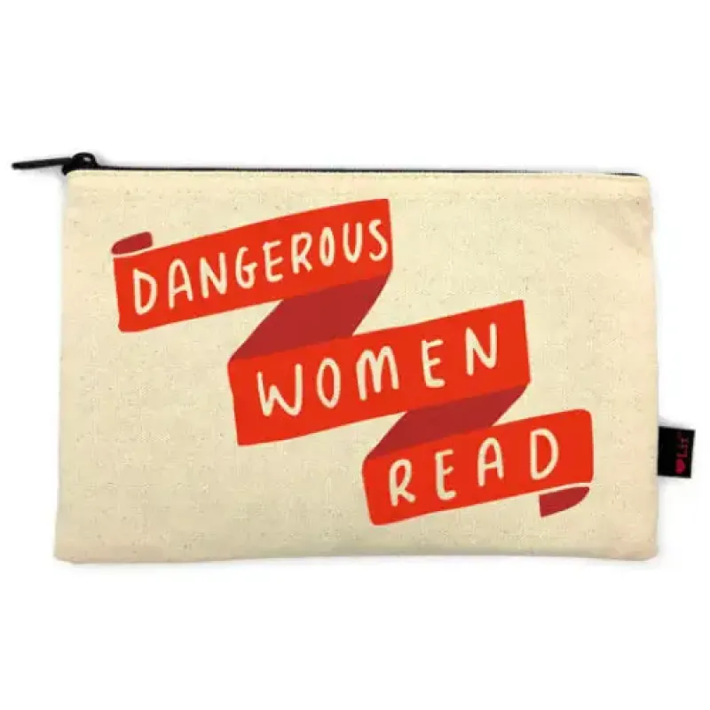 Dangerous Women Read Pencil Pouch sold by Gibbs Smith