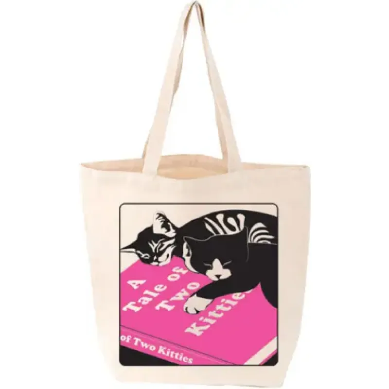 Tale of Two Kitties Cat Tote sold by Gibbs Smith