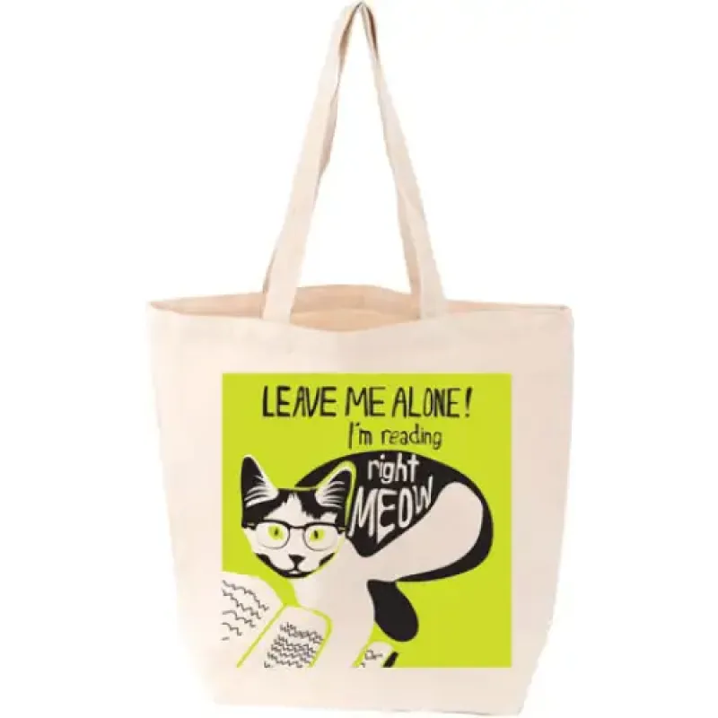 I'm Reading Right Meow Tote (Stewart) sold by Gibbs Smith