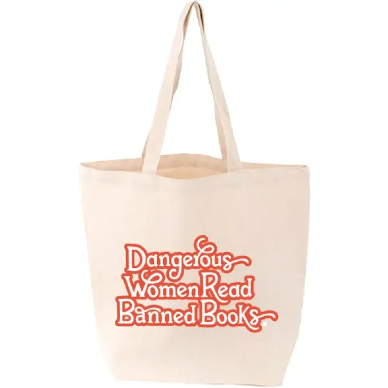 Dangerous Women Read Banned Books Tote sold by Gibbs Smith