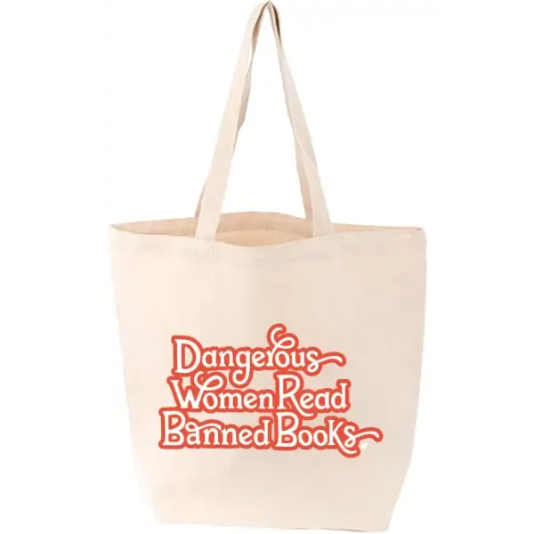 Dangerous Women Read Banned Books Tote sold by Gibbs Smith