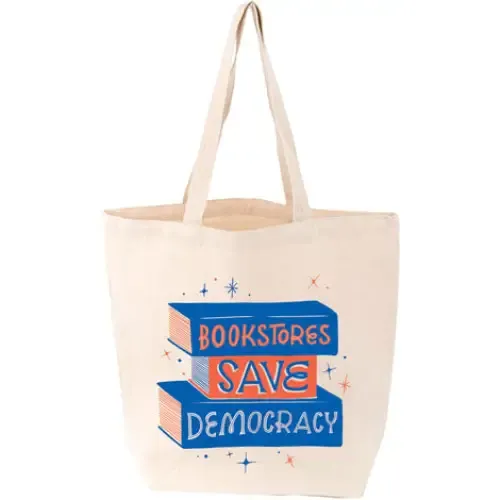 Bookstores Save Democracy Tote sold by Gibbs Smith