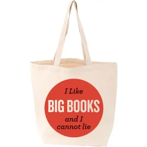 I Like Big Books Tote sold by Gibbs Smith
