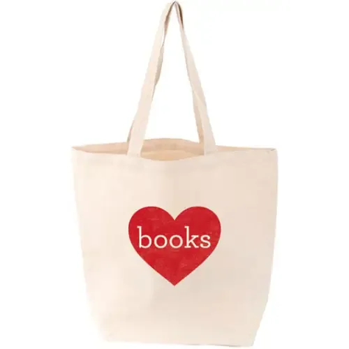 Heart Books Tote sold by Gibbs Smith