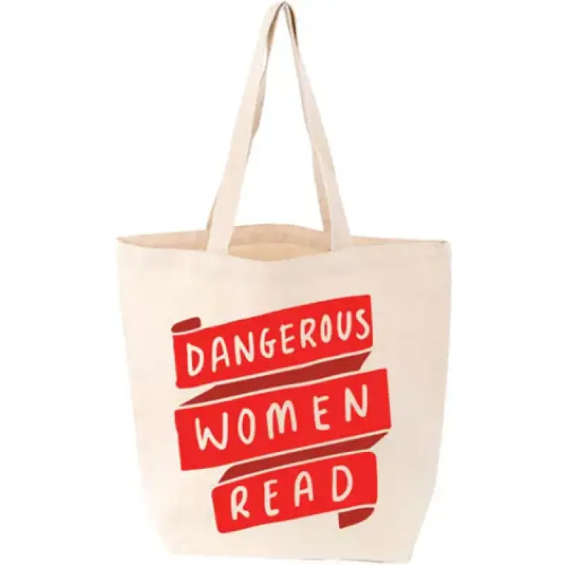 Dangerous Women Read Tote sold by Gibbs Smith