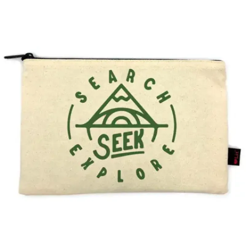 Search, Seek, Explore Pencil Pouch sold by Gibbs Smith