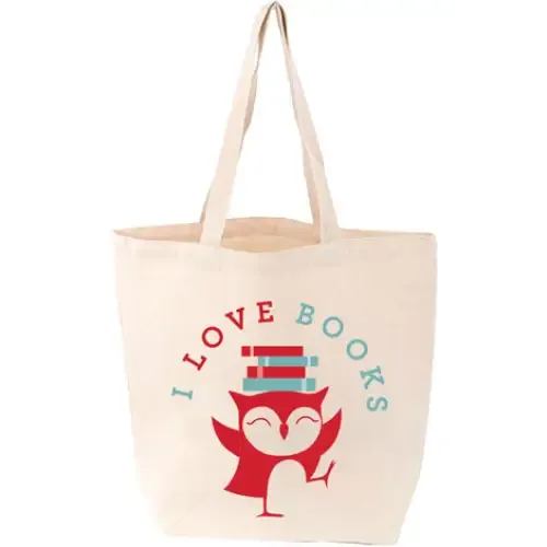 I Love Books Tote sold by Gibbs Smith
