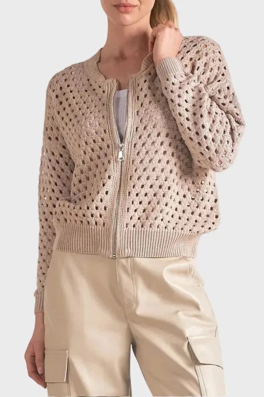 Elan Aster Sweater Cardigan made by Elan