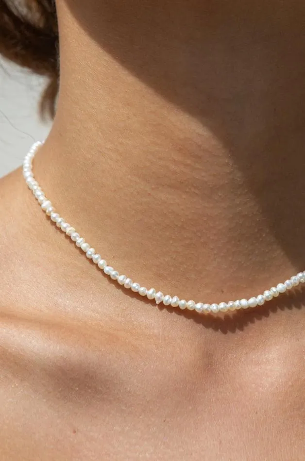 CLASSIC PEARL CHOKER sold by Gillia