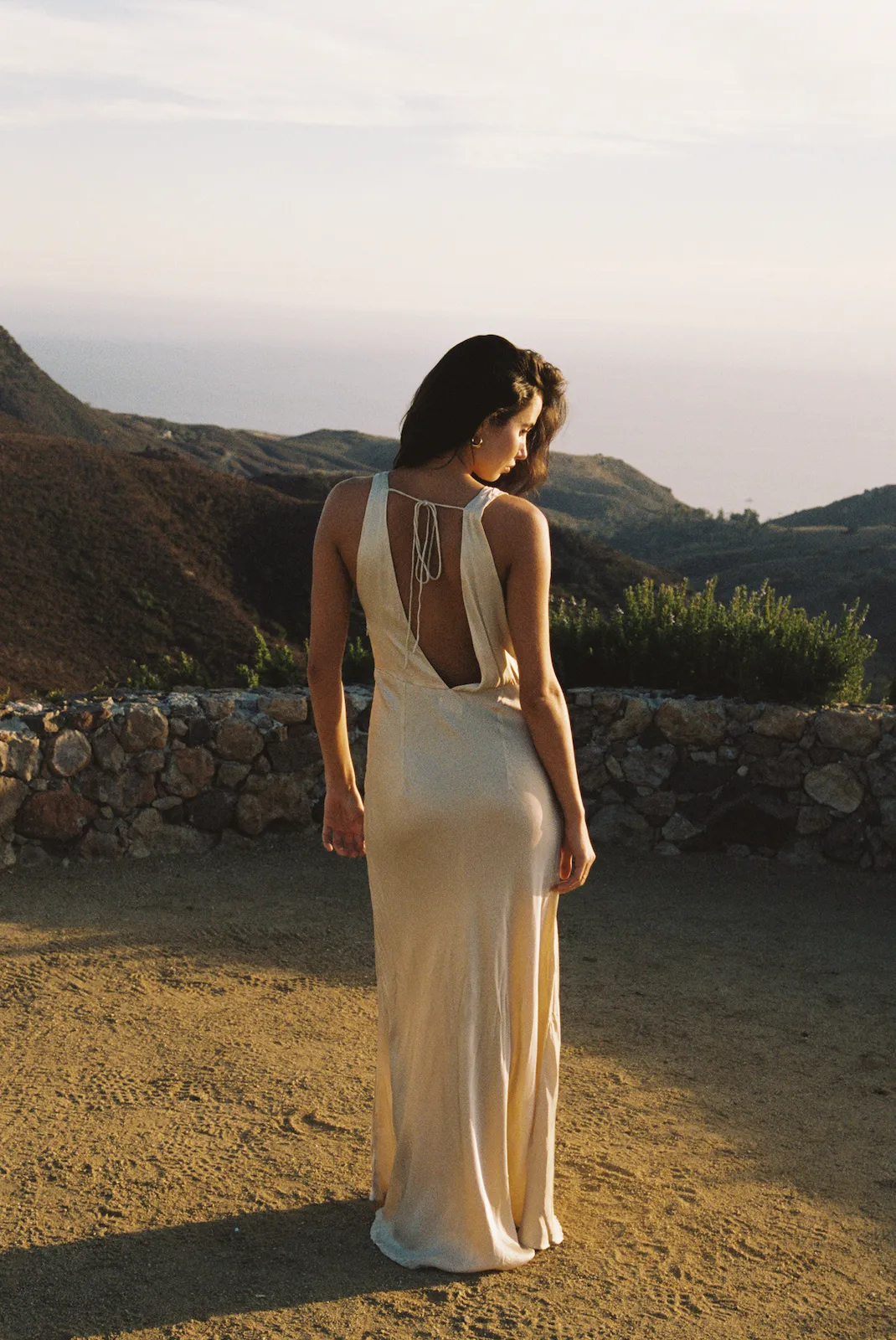 CHLOE DRESS | Viscose Satin sold by Gillia product image thumbnail 4