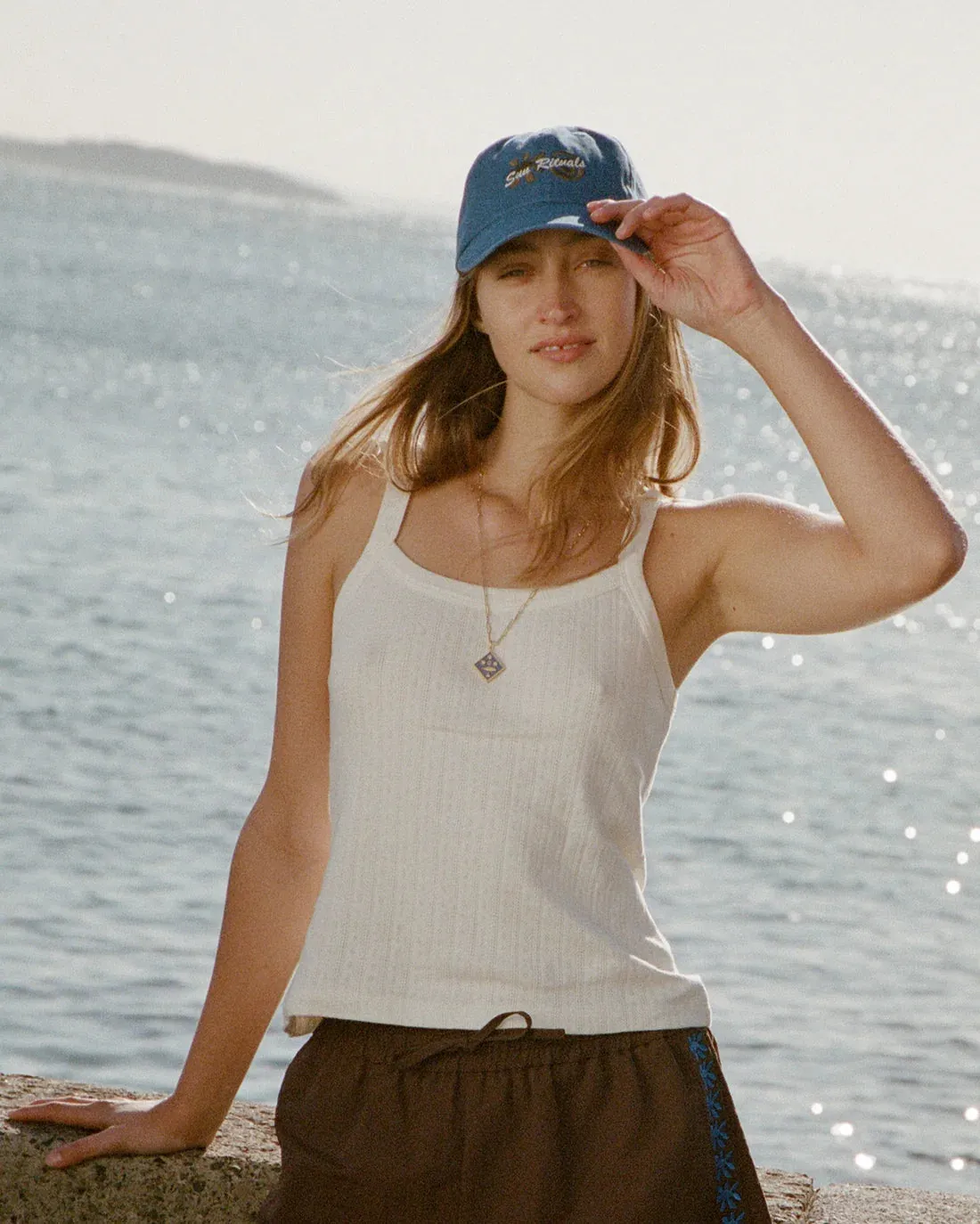 SELINA CAP - SEA BLUE sold by Gillia product image thumbnail 3