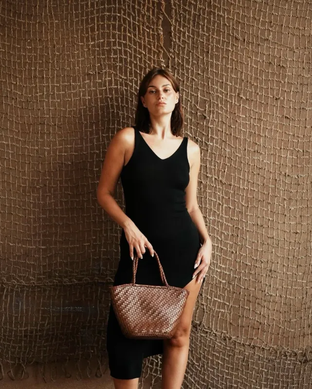 Char Leather bag made by Gillia