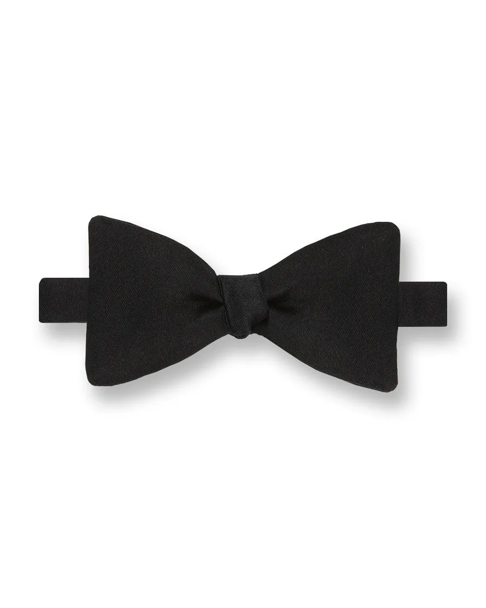 Silk Black Satin Bow Tie sold by Gitman Brothers