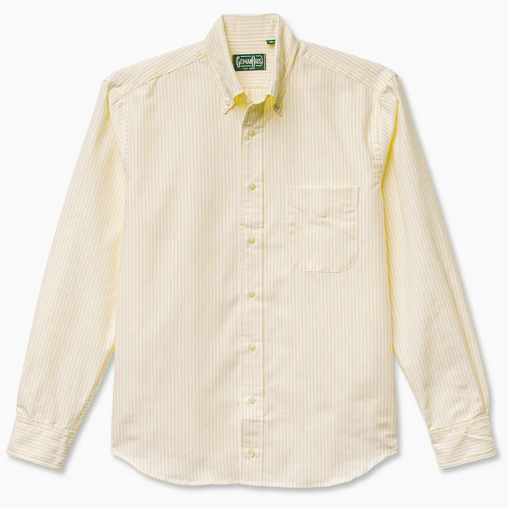 Yellow Stripe Spring Oxford Weekend Shirt sold by Gitman Brothers product image thumbnail 2