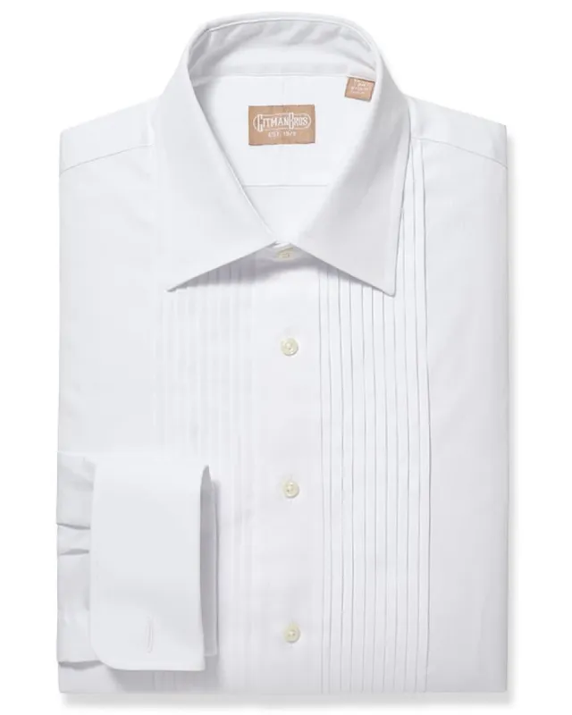 Ten Pleat Tuxedo Shirt sold by Gitman Brothers