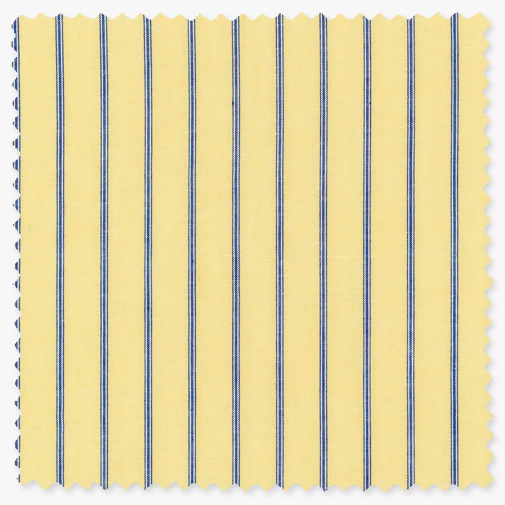 Yellow Cotton/Linen Cabana Stripe sold by Gitman Brothers product image thumbnail 2