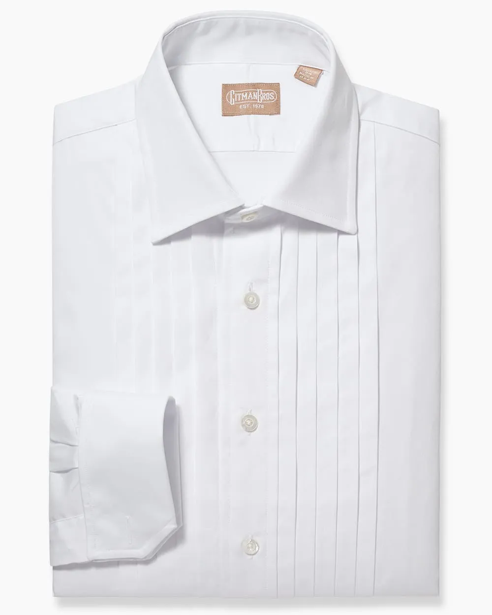 Five Pleat Tuxedo Shirt sold by Gitman Brothers product image thumbnail 2
