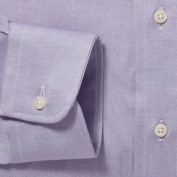 Button Down Pinpoint Lavender - Classic sold by Gitman Brothers product image thumbnail 4