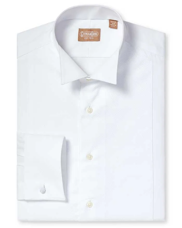 Wing Collar Pique Bib Tuxedo Shirt sold by Gitman Brothers