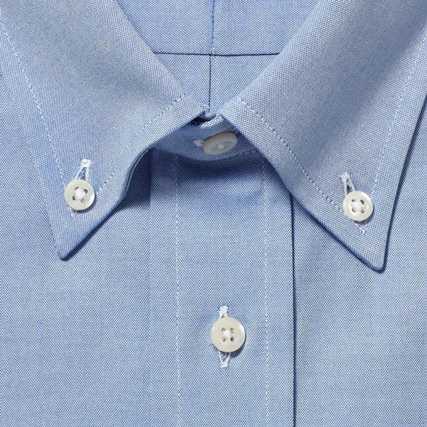 Button Down Pinpoint Blue - Tailored sold by Gitman Brothers product image thumbnail 3