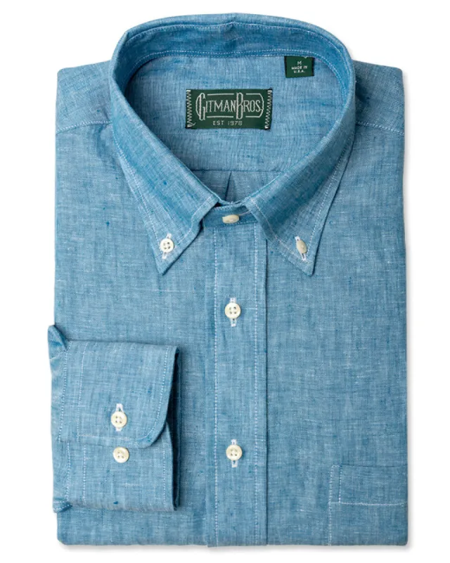 Chambray Linen sold by Gitman Brothers