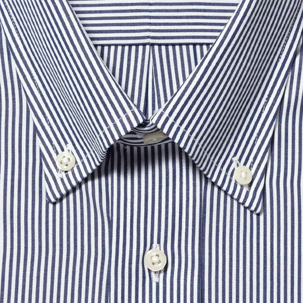 Button Down Bengal Stripe Navy - Big/Tall sold by Gitman Brothers product image thumbnail 3