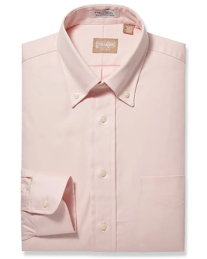 Button Down Pinpoint Pink - Classic sold by Gitman Brothers