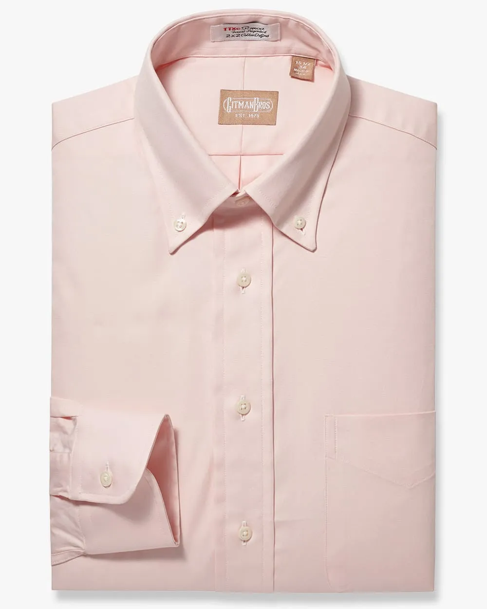 Button Down Pinpoint Pink - Classic sold by Gitman Brothers product image thumbnail 2