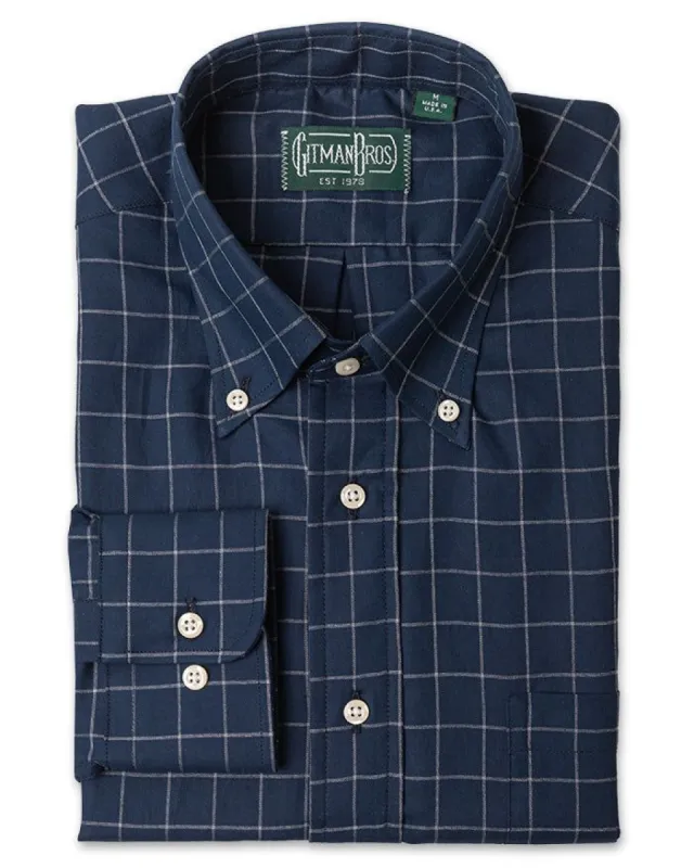 Albini Navy "Flanella" made by Gitman Brothers