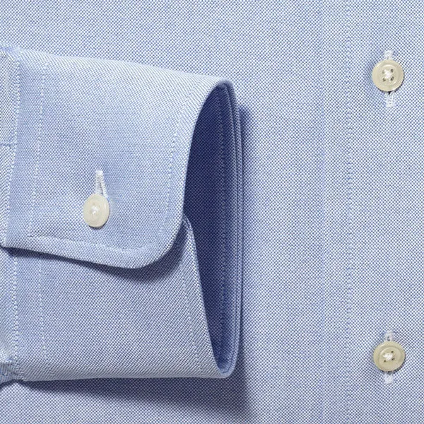 Button Down Oxford Blue - Tailored sold by Gitman Brothers product image thumbnail 4