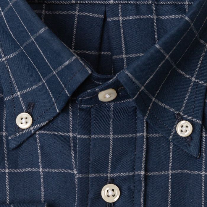 Albini Navy "Flanella" sold by Gitman Brothers product image thumbnail 3