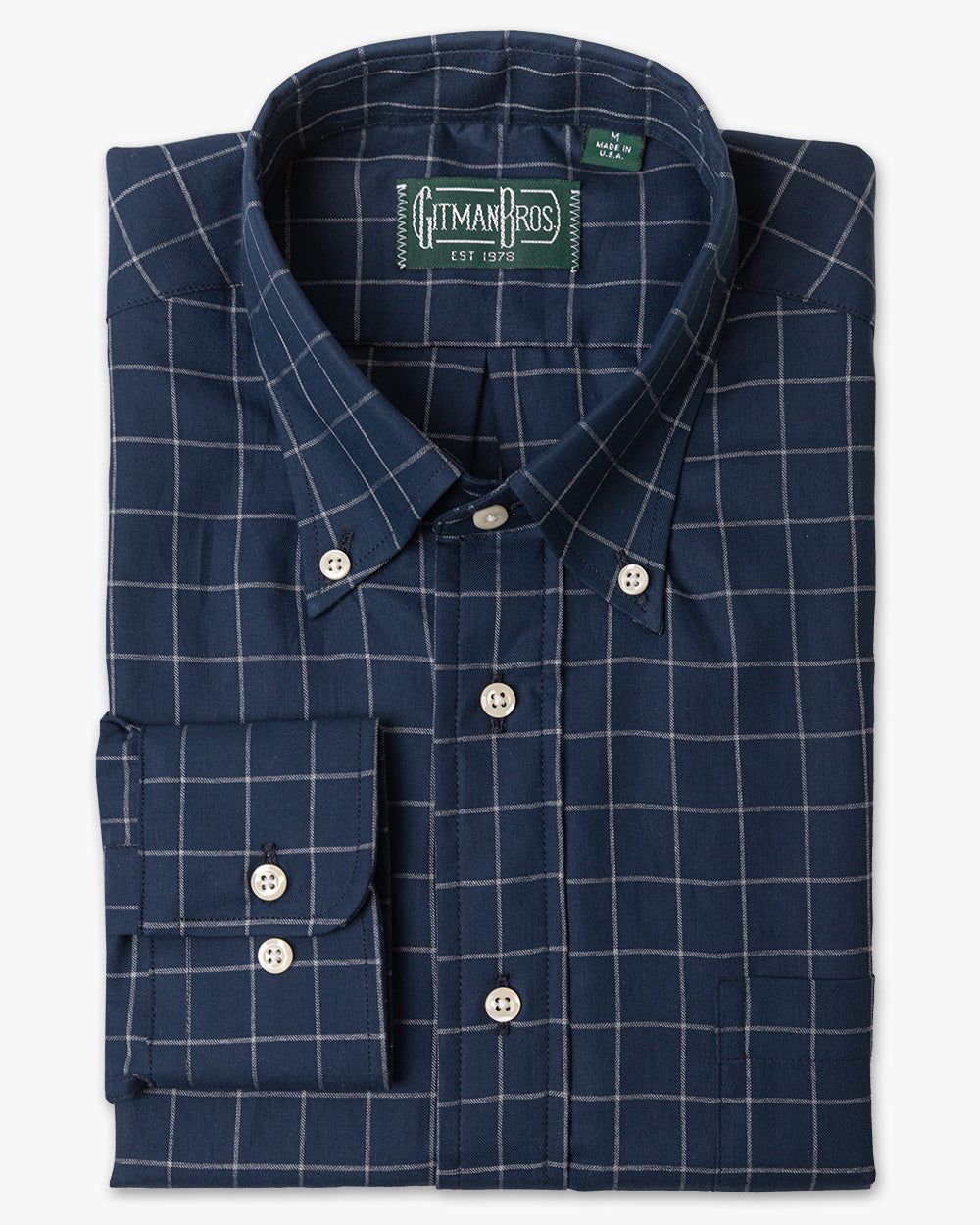 Albini Navy "Flanella" sold by Gitman Brothers product image thumbnail 2