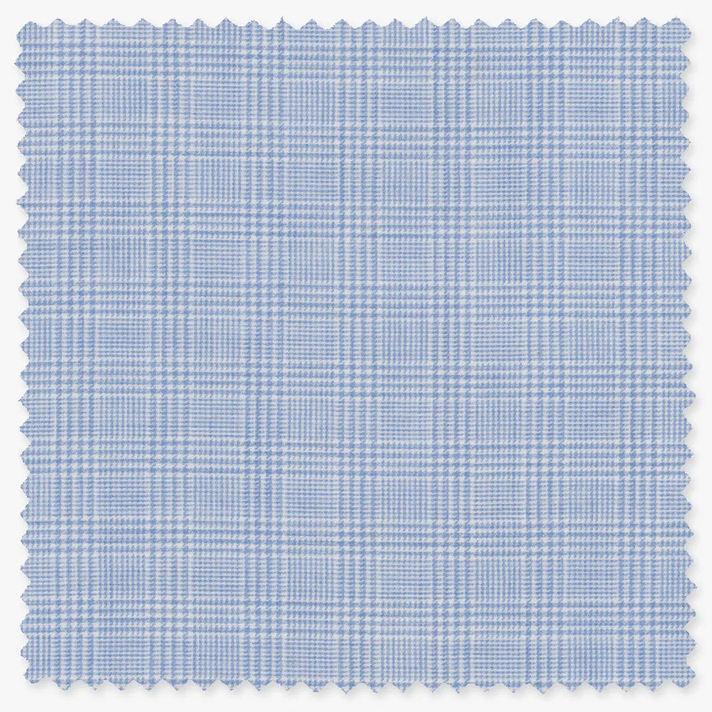 Blue Cashmere Houndstooth sold by Gitman Brothers product image thumbnail 2