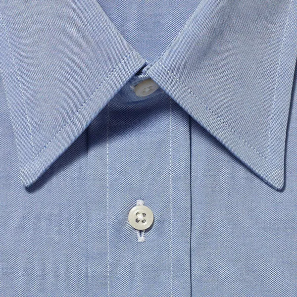 Point Collar Pinpoint Blue - Tailored sold by Gitman Brothers product image thumbnail 3