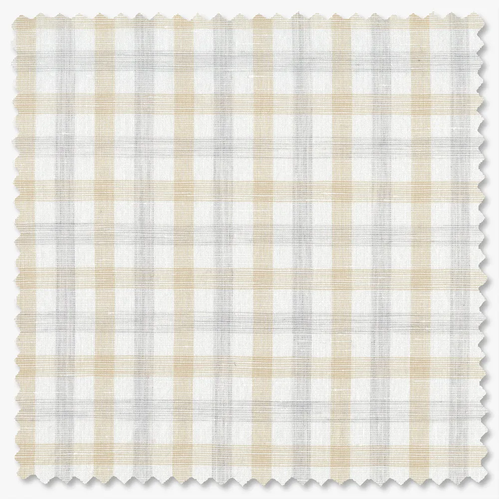 Tan Monti Plaid Linen sold by Gitman Brothers product image thumbnail 2