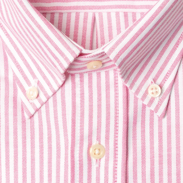 Pink Stripe Spring Oxford sold by Gitman Brothers product image thumbnail 3