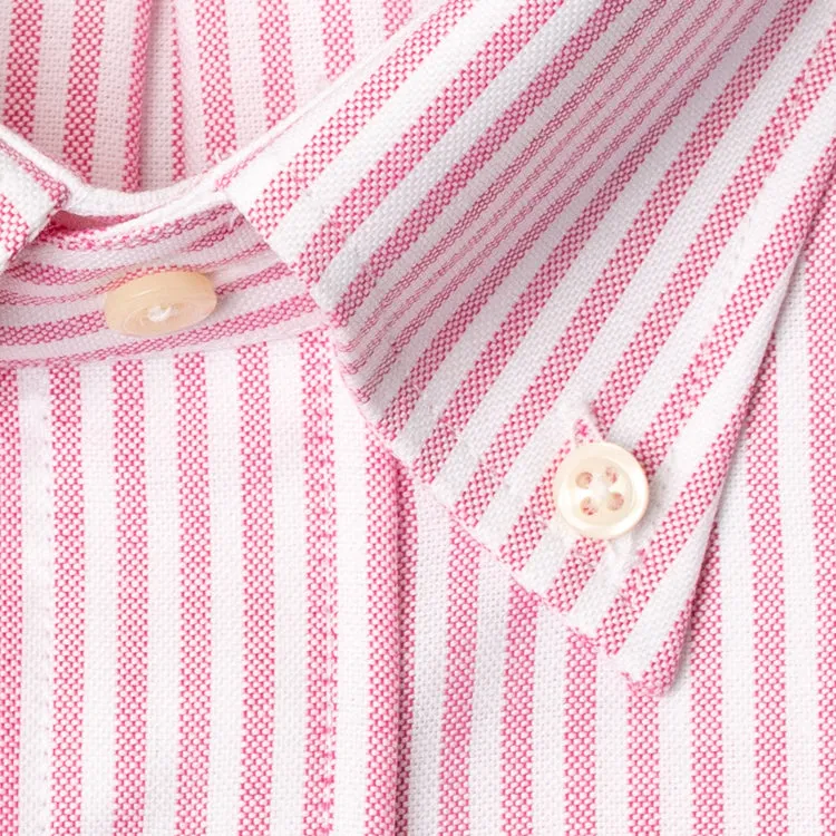 Pink Stripe Spring Oxford sold by Gitman Brothers product image thumbnail 5