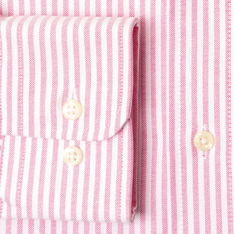 Pink Stripe Spring Oxford sold by Gitman Brothers product image thumbnail 4