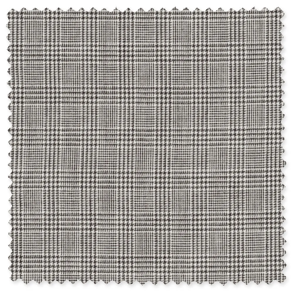 Black Cashmere Houndstooth sold by Gitman Brothers