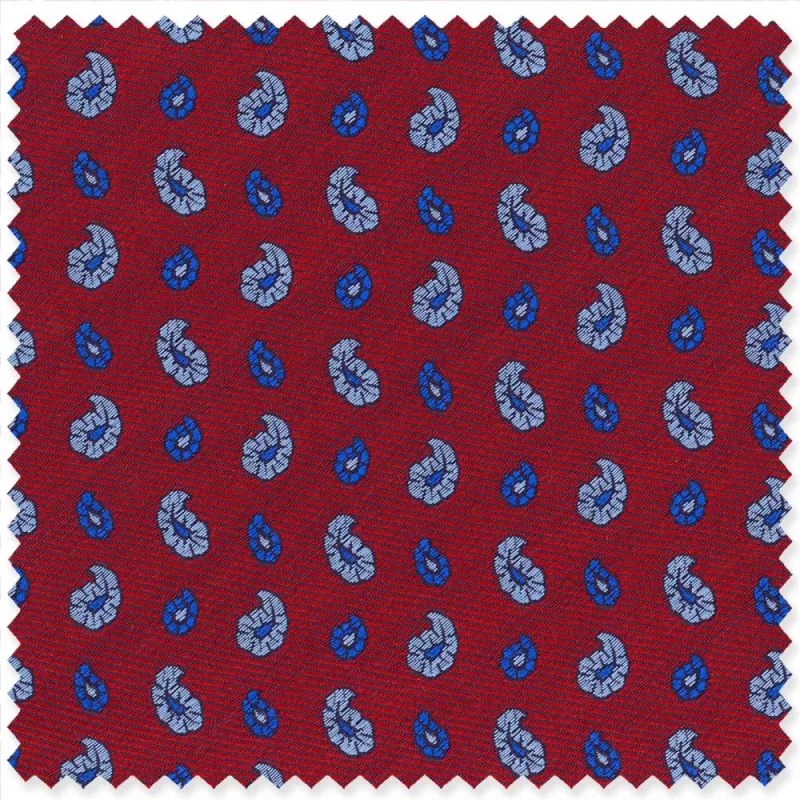 Burgundy Neat Paisley made by Gitman Brothers
