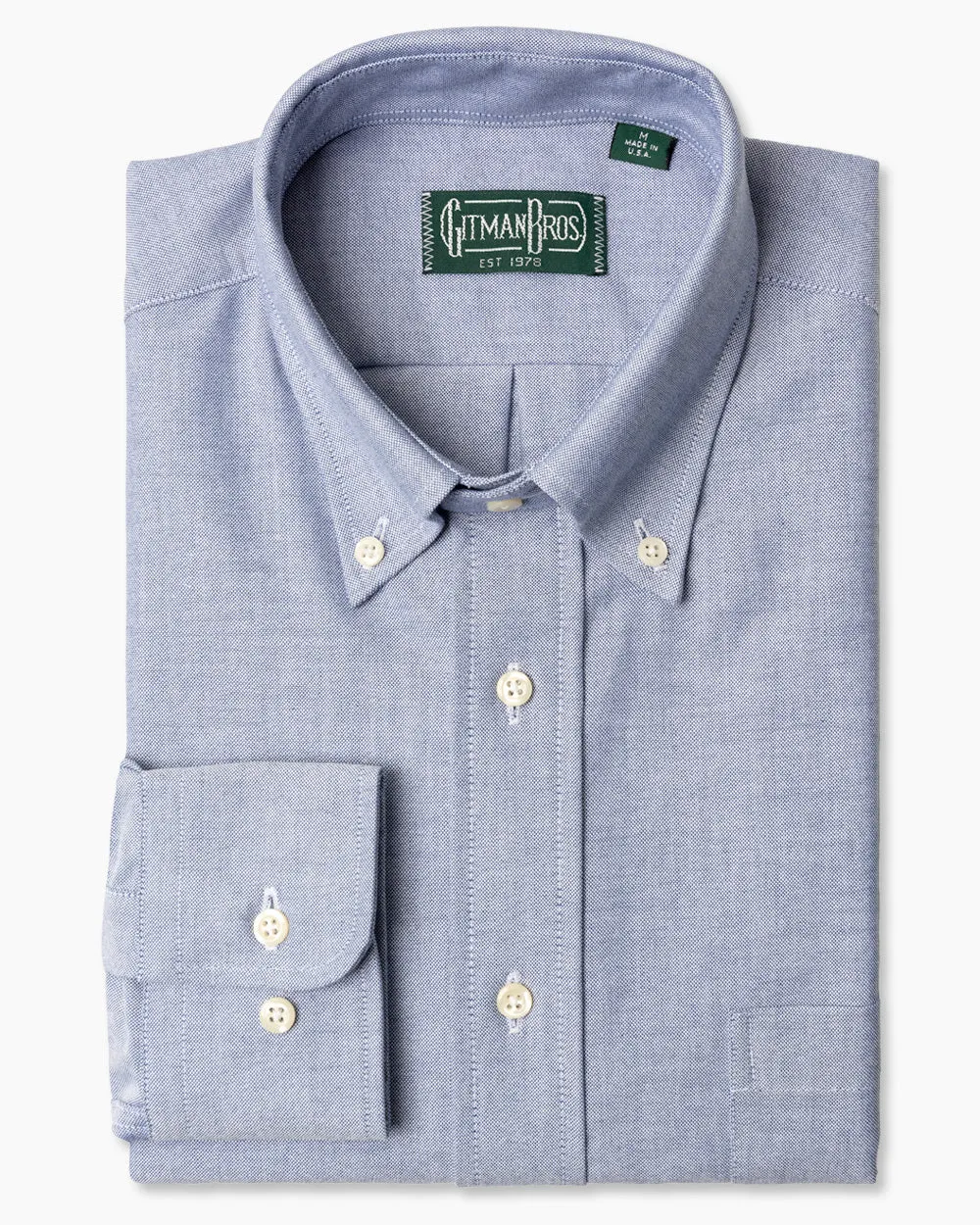 Dark Blue Spring Oxford sold by Gitman Brothers product image thumbnail 2