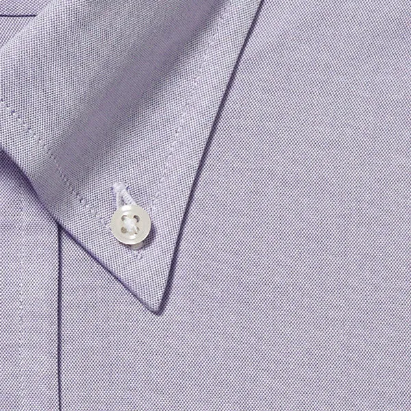 Button Down Pinpoint Lavender sold by Gitman Brothers product image thumbnail 5